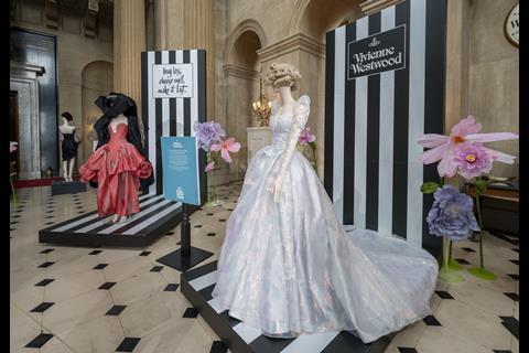 Icons of British Fashion exhibition at Blenheim Palace, Oxfordshire
